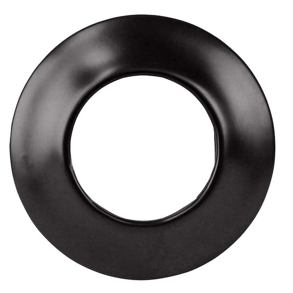 Westbrass Low Pattern Sure-Grip Flange, Matte Black