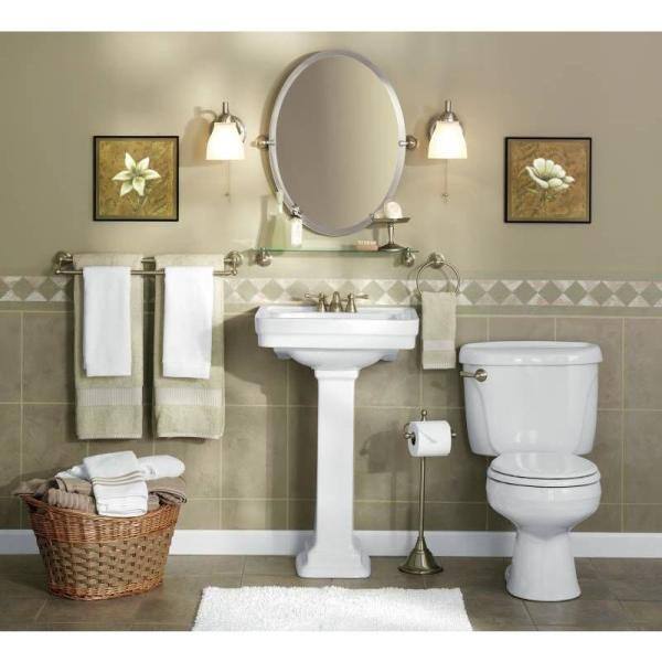 MOEN Sage 26 in. x 23 in. Frameless Pivoting Wall Mirror in Spot 