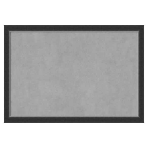 Amanti Art Corvino Black Narrow 39 in. x 27 in. Framed Magnetic Board