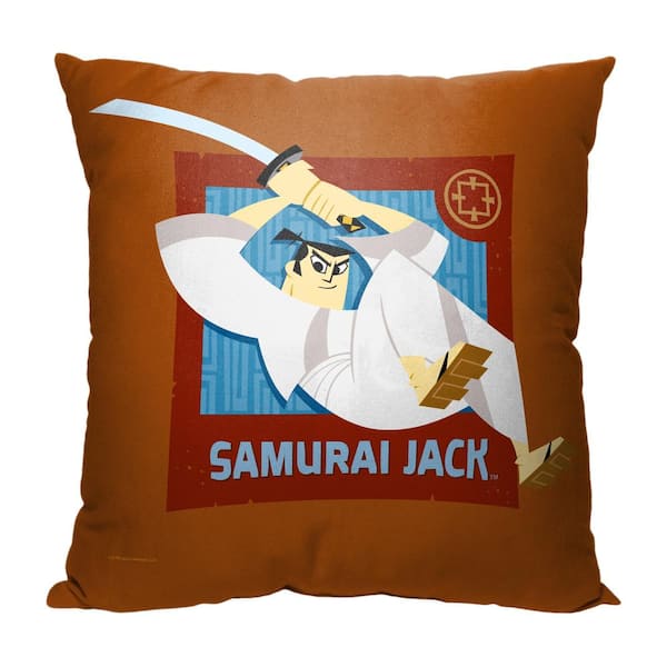 THE NORTHWEST GROUP Cn Samurai Jack Samuari Savior Multi-Colored Throw Pillow