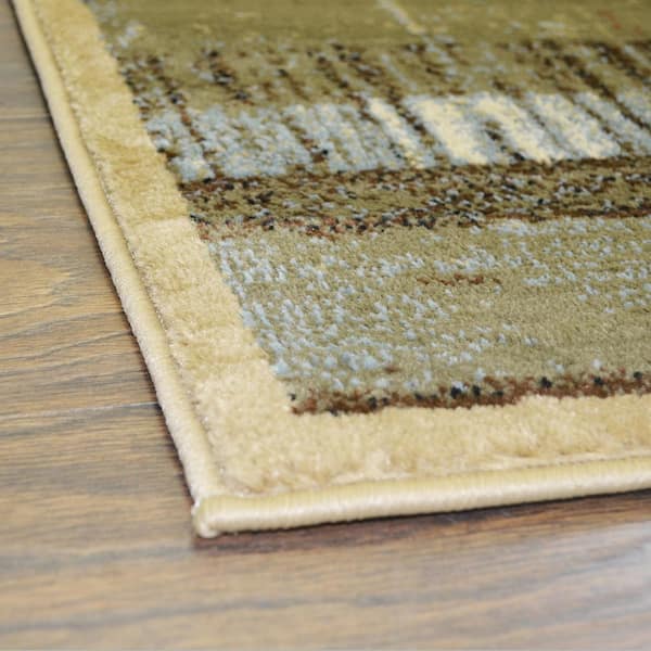 Hearthside Scenic Vision Multi-Colored 5 ft. x 8 ft. Lodge Area Rug