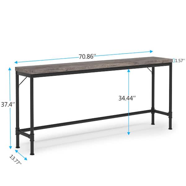 Tribesigns Catalin 70.8 in Gray 37.4 in Standard Rectangle