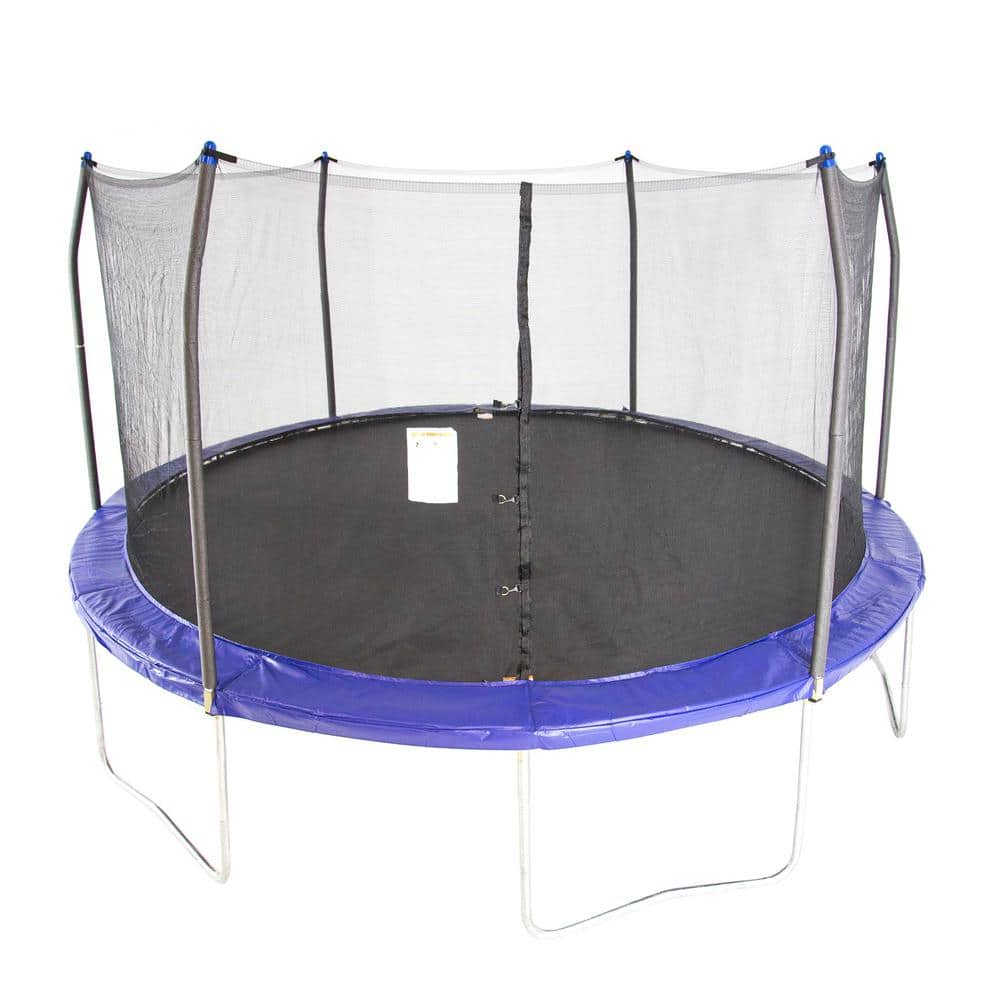 ft. Round Trampoline with in Blue SWTC1500 - The Home Depot