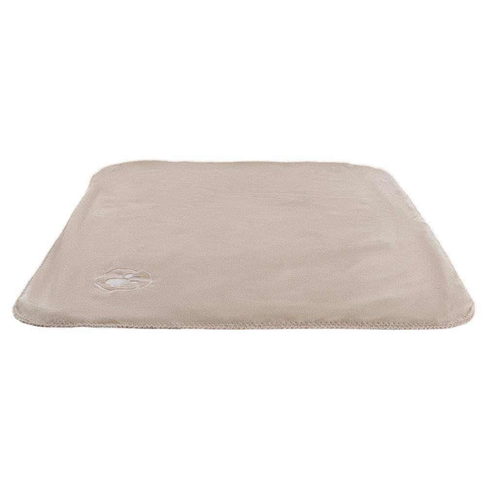 Tan Reversible Sherpa Fleece Waterproof Dog Blanket 30x40 Inch