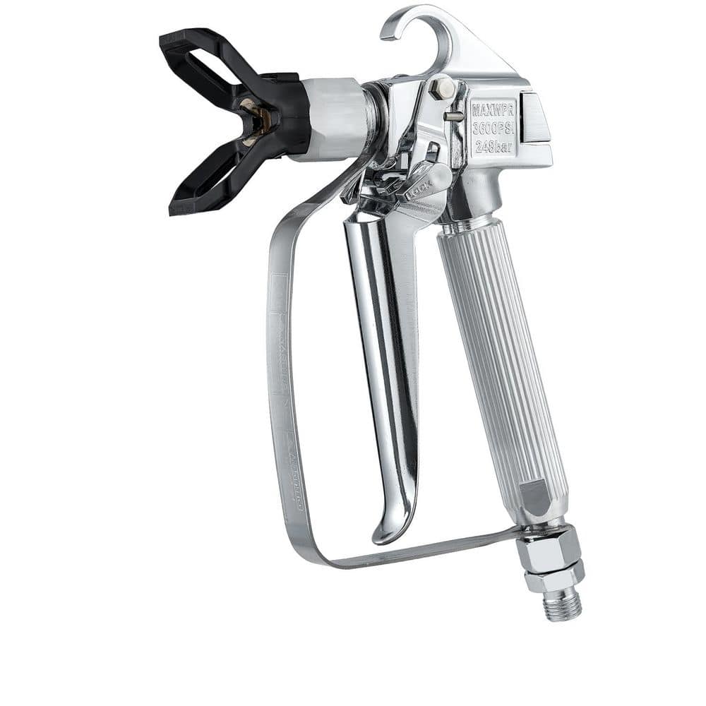 Airless Paint Spray Gun, 3600 PSI High Pressure Sprayer with 5 Tips (211,315,417,517,623), Swivel Joint Kit price history on PriceWatchPro