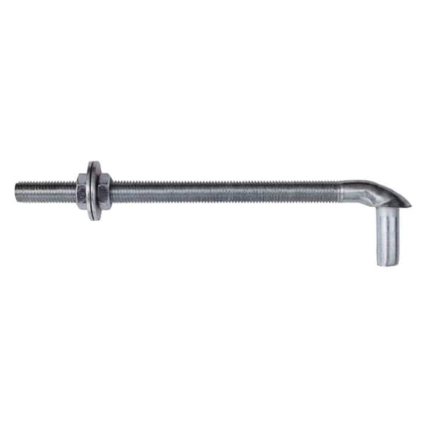 Behlen Gates 12 in. x 3/4 in. Galvanized Steel Fence Bolt Hook Assembly