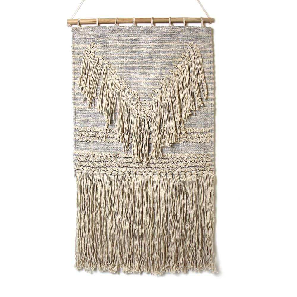 Modern Wall Decor Woven,Wall Hanging Art Tapestry, Woven Tapestry - Wool  Tassels Hand Woven Wall Decoration - Suitable for Apartment, Family