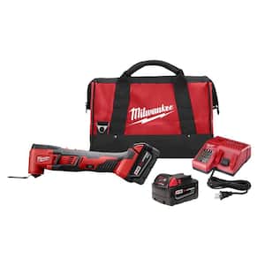 M18 18V Lithium-Ion Cordless Oscillating Multi-Tool Kit with Two 3.0Ah Batteries, Accessories, Charger, Bag