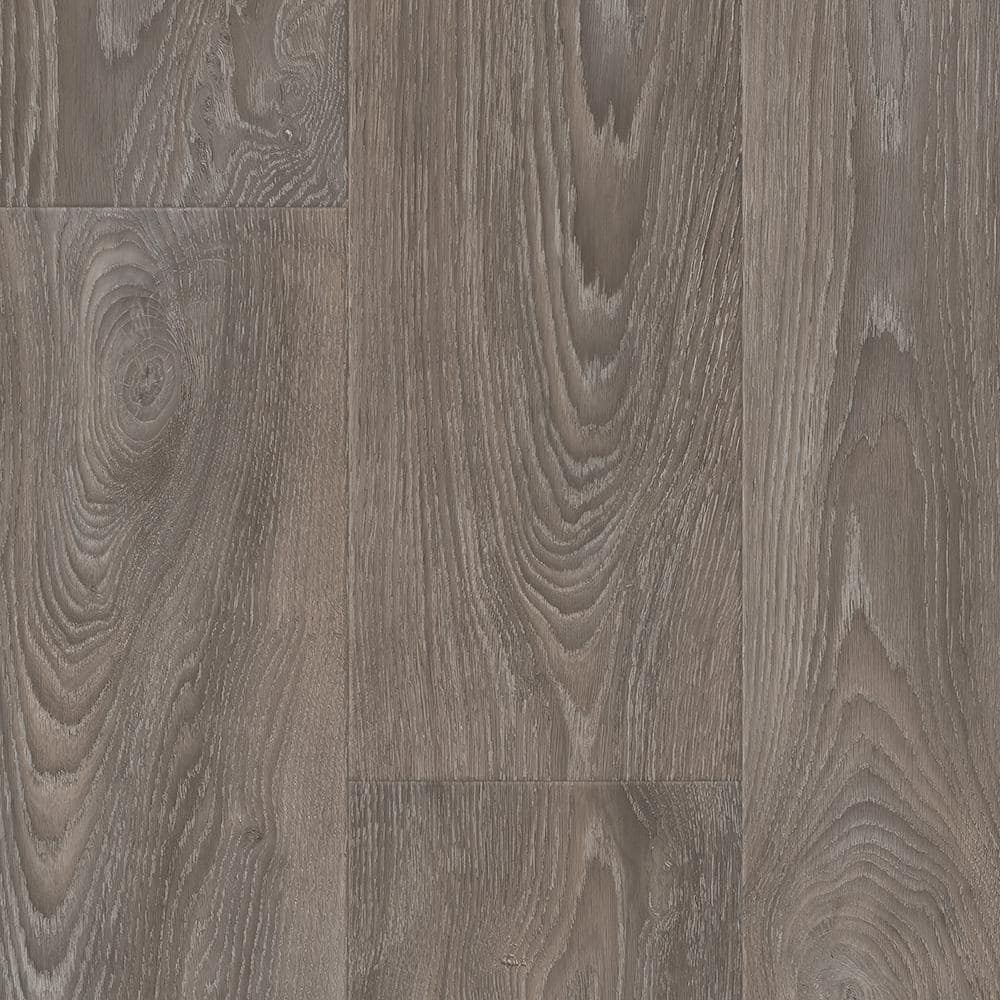 Trafficmaster Scorched Walnut Grey Wood Residential Vinyl Sheet Flooring 12ft Wide X Cut To Length C9450407c895p14 The Home Depot