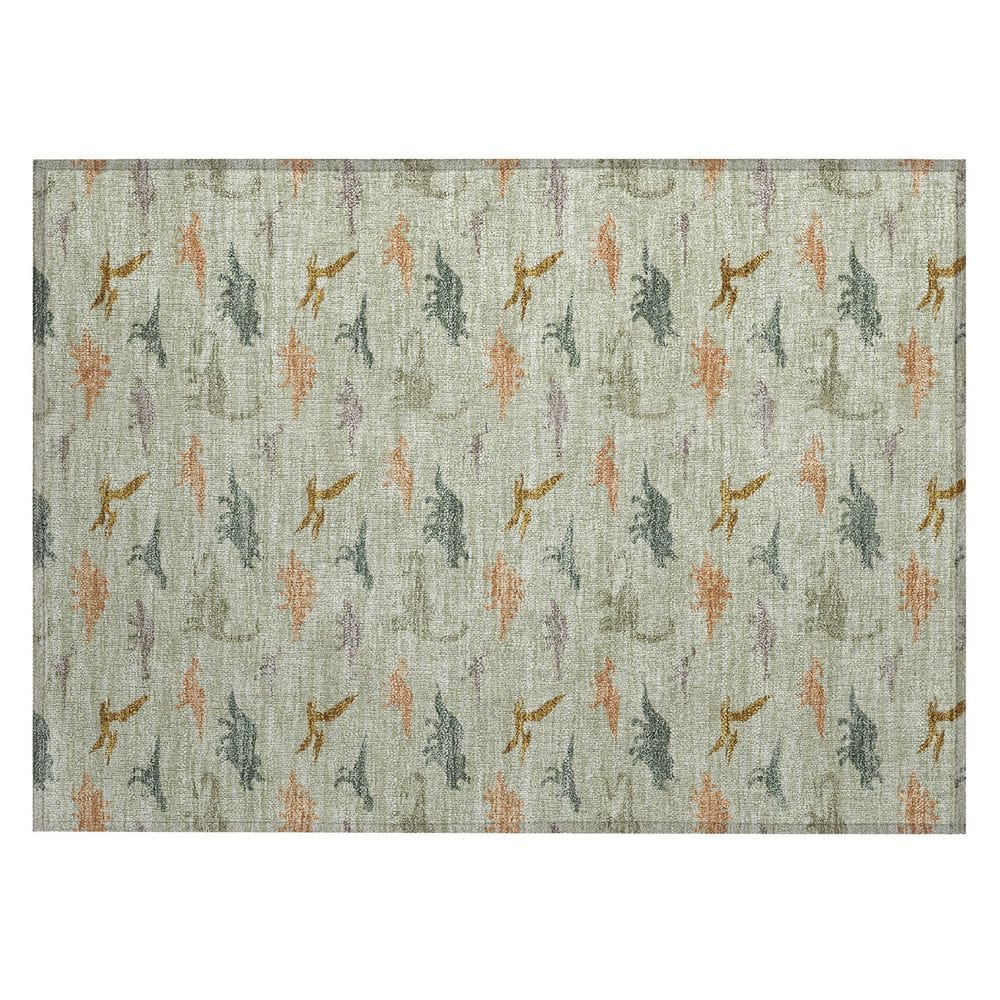 Chantille Machine Washable Indoor/Outdoor Abstract ACN2622 Celery 2 ft. x 3 ft. Accent Rug price history on PriceWatchPro