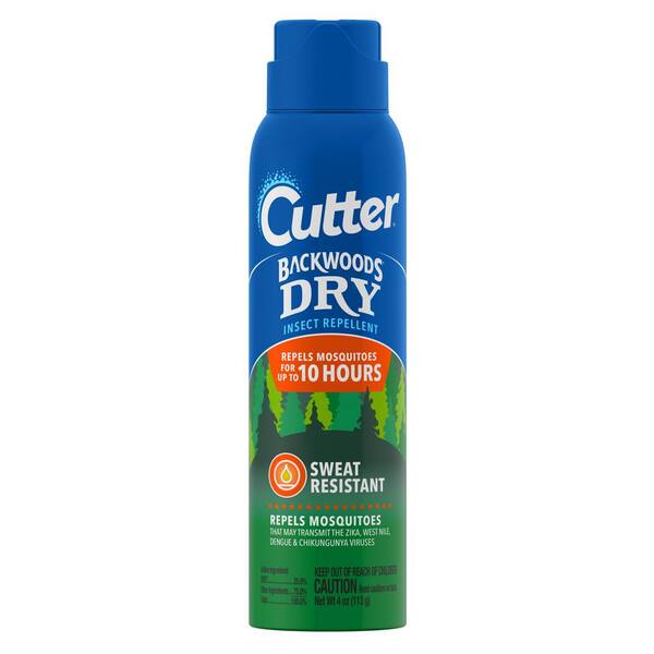 Cutter 4 oz. Dry Mosquito Insect and Repellent Aerosol Spray