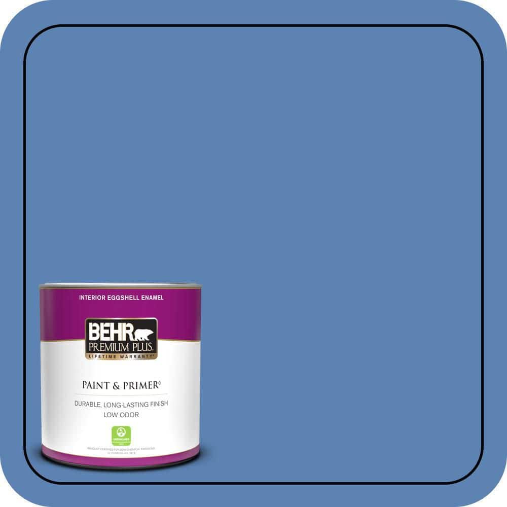 1 qt. #PPU15-06 Neon Blue Eggshell Enamel Low Odor Interior Paint & Primer price history on PriceWatchPro