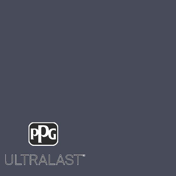 PPG UltraLast 5 gal. #PPG1043-7 Black Flame Matte Interior Paint and Primer