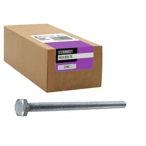 1/4 in. x 4-1/2 in. Zinc Hex Bolt (50-Pack)