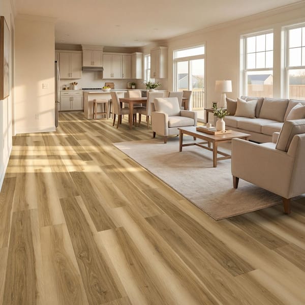 Wynford 12 MIL x 7 in. W x 48 in. L Click Lock Waterproof Luxury Vinyl Plank Flooring (23.77 sq. ft. / Case)