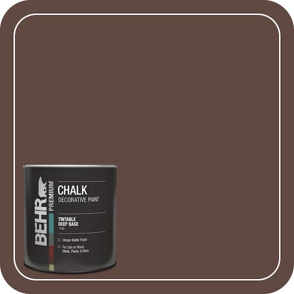BEHR 1 qt. #N150-7 Chocolate Therapy Interior Chalk Finish Paint