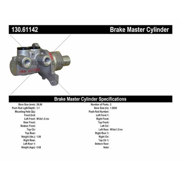 Centric Parts Premium Master Cylinder - Preferred