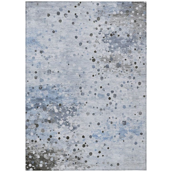 Chantille Machine Washable Indoor/Outdoor Abstract ACN2007 Sky 3 ft. x 4 ft. Area Rug