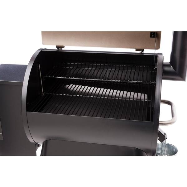 Traeger Pro 780 Wi-Fi Pellet Grill and Smoker in Bronze with Cover HD0046 -  The Home Depot