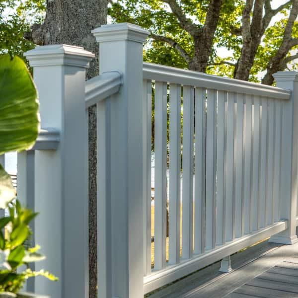 Trex Transcend 6 in. x 6 in. x 39 in. Classic White Composite Post Sleeve