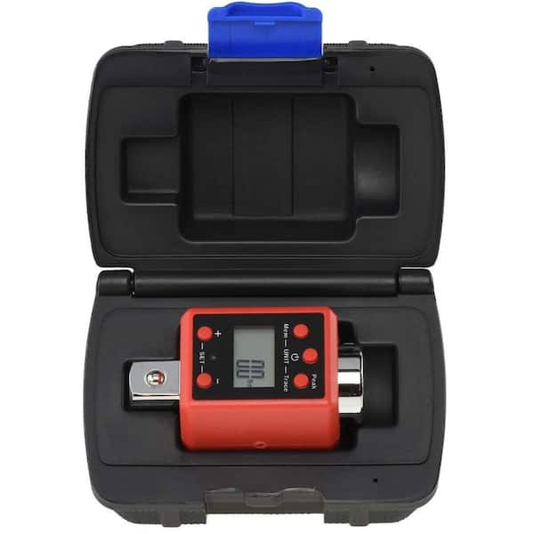 3 /8 in. Digital Gauge Torque Adapter, 14.7-99.6 ft. lb. Alert Signals Torque Setting