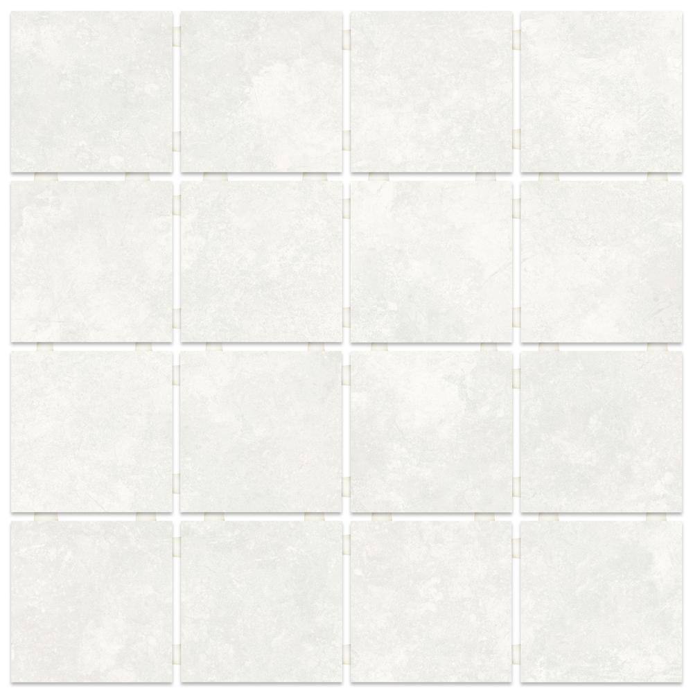 Sonoma White 12 in. x 12 in. Matte Ceramic Mosaic Tile (1.03 sq. ft ...