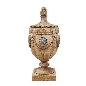 Wooden Intricate Designed Lea Urn