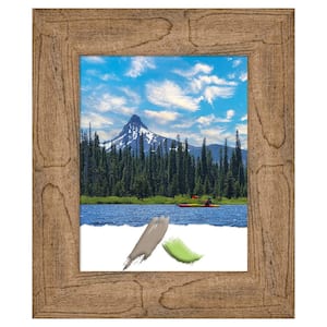 Owl Brown Wood Picture Frame Opening Size 11 x 14 in.