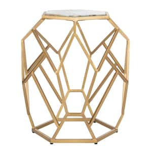 Ava Multi/Gold End Table