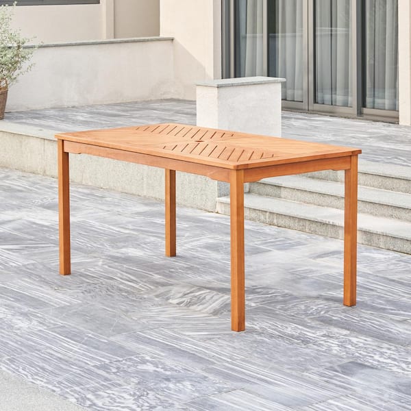 vifah outdoor rectangular dining table