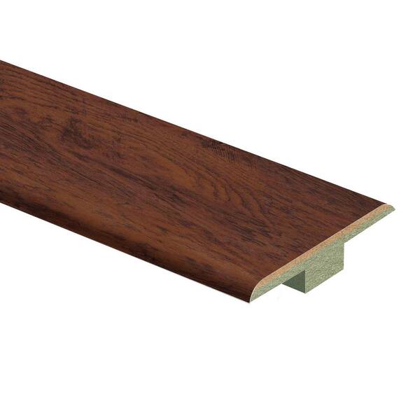 Zamma Dark Brown Hickory 7/16 in. Thick x 1-3/4 in. Wide x 72 in. Length Laminate T-Molding