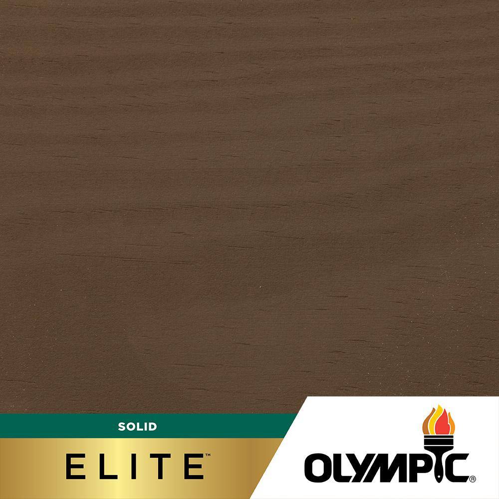Olympic Elite 3 gal. Autumn Brown SC1004 Solid Advanced Exterior Stain