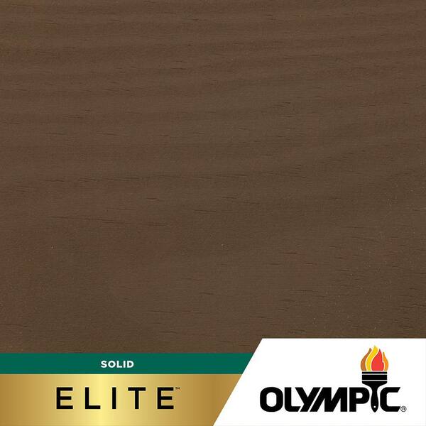 Olympic Elite 3 gal. Autumn Brown SC-1004 Solid Advanced Exterior Stain and Sealant in One