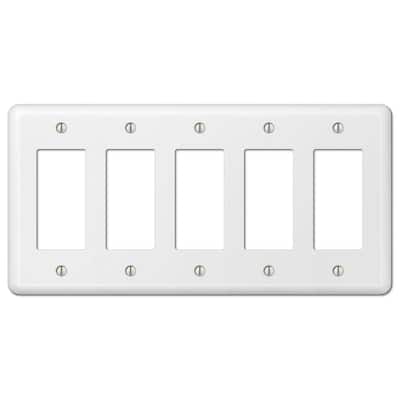 Morris 81052 Pack of 48 pcs Brown Lexan Wallplate with 5 Gang Toggle Switch Morris 81052 Pack of 48 pcs Brown Lexan Wallplate with 5 Gang Toggle Switch