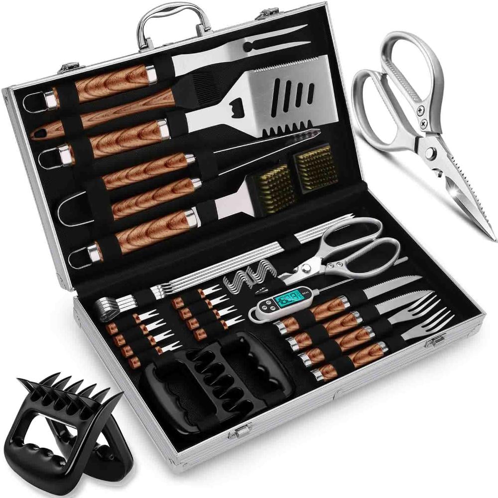 35-Piece Grilling Set Stainless Steel BBQ Accessories Kit price history on PriceWatchPro