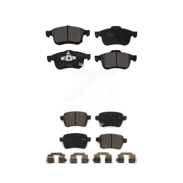 TEC Front Rear Ceramic Brake Pads Kit For 2014-2020 Fiat 500L KTC-100289