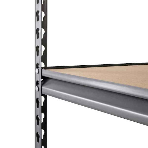 Trestles 36 X 60 4 Tier Adjustable Storage Metal Frame Shelves Boltless  Multipurpose Utility Rack Unit For Warehouses And Garages, 800 Lb Capacity  : Target