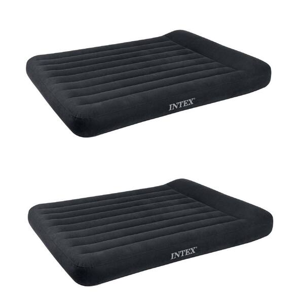 Intex Classic Queen Airbed with Built-In Pump & A Twin Air Mattress Bed