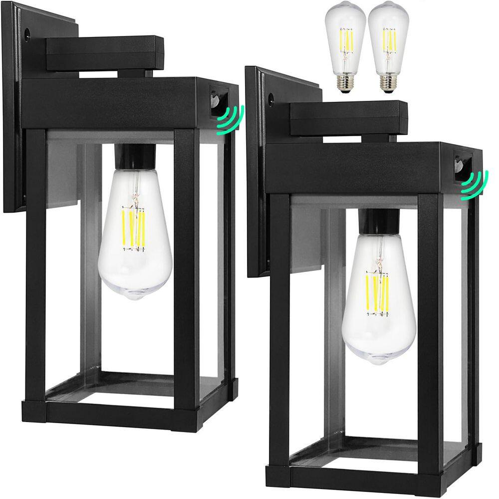 2-Pack Solar Wall Lanterns with 3-Lighting Modes & Motion Sensor, Porch Light Fixture Outside Waterproof price history on PriceWatchPro