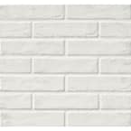Capella White Brick 2-1/3 in. x 10 in. Matte Porcelain Floor and Wall Tile (5.15 sq. ft./case)