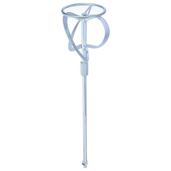 23.8 Concrete Mixing Paddle Attachment for Drill Paint Mortar Mud Plaster Mixer with Galvanized Q235 Steel