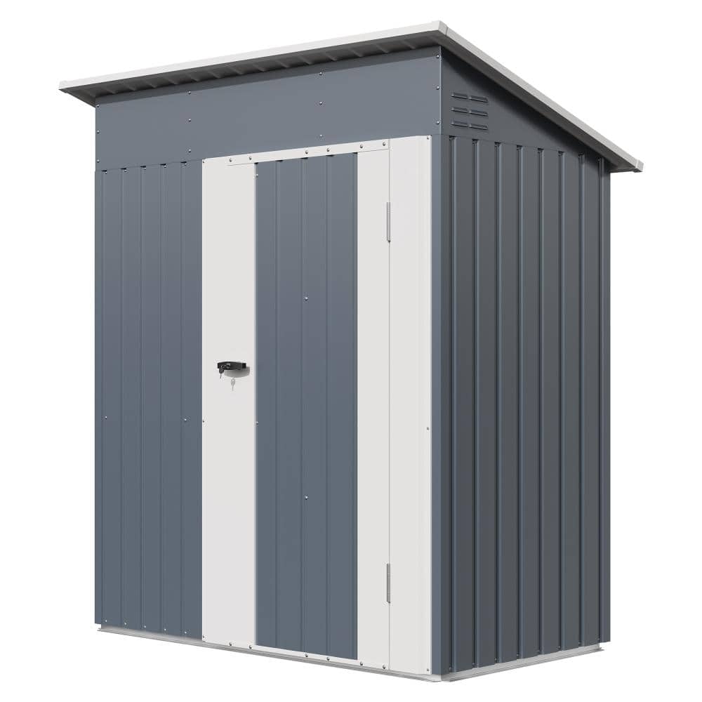 Weather-Resistant Metal Outdoor Storage Outdoor Storage 5x3 FT Secure Lockable Organizer for Garden Tools, Patio & Yard price history on PriceWatchPro