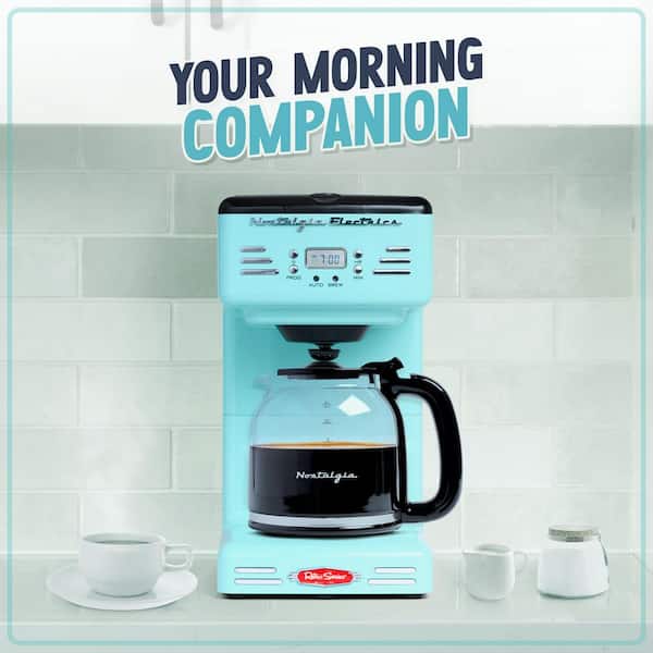 Reviews for Nostalgia 12-Cup Blue Coffee Maker with Pause and Serve  Function | Pg 1 - The Home Depot