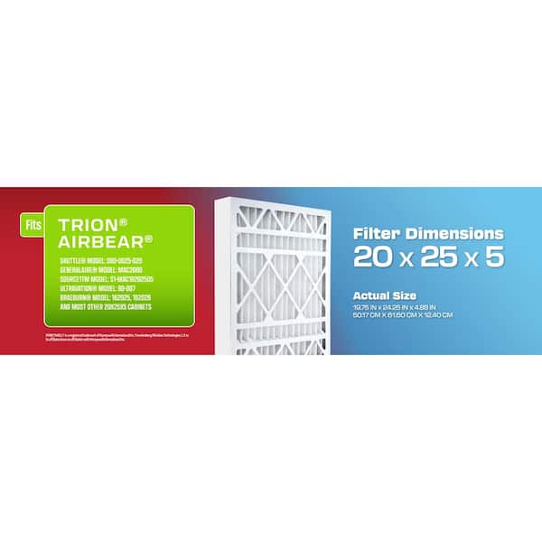 tintirabear BestAir 20 in. x 25 in. x 5 in. Trion Air Bear FPR 7 Air Cleaner