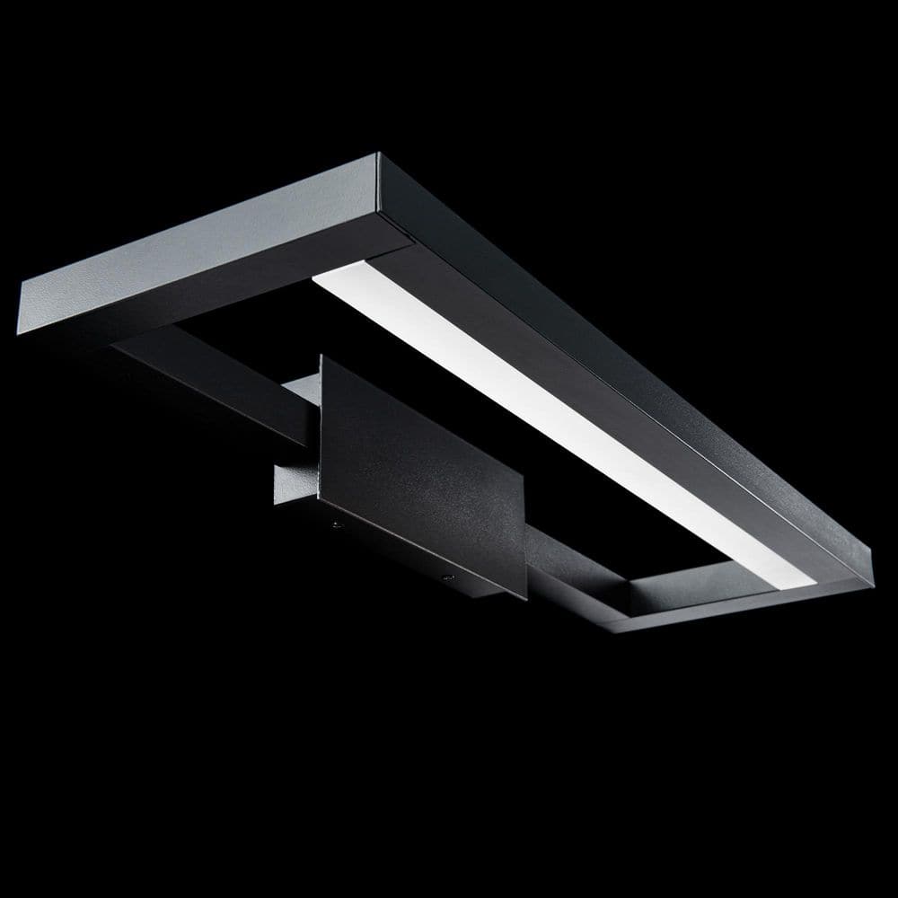 View 20" Rectilinear LED Bath Light in Anodized Black