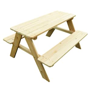 Wood Picnic Table For Kids