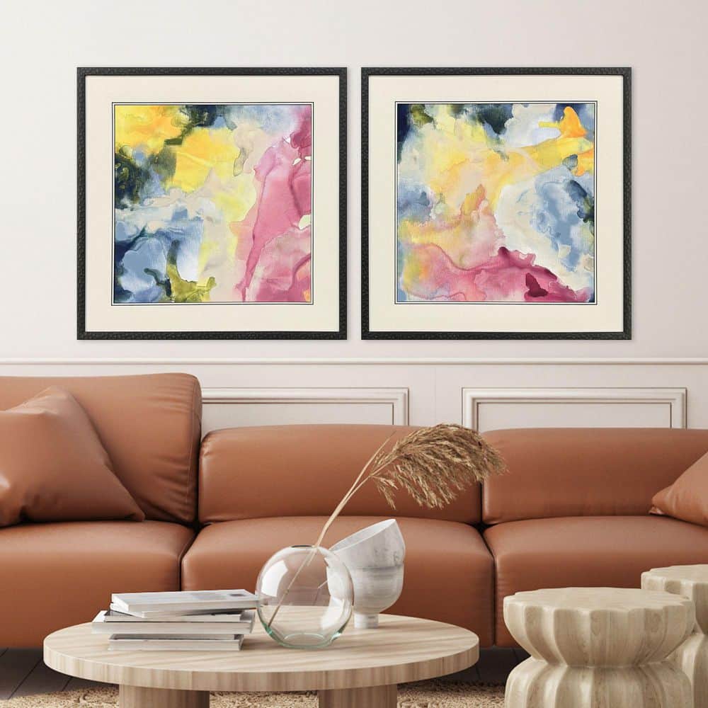 Vess 2 Piece Framed Giclee Abstract Art Print 26 in. x 26 in. price history on PriceWatchPro