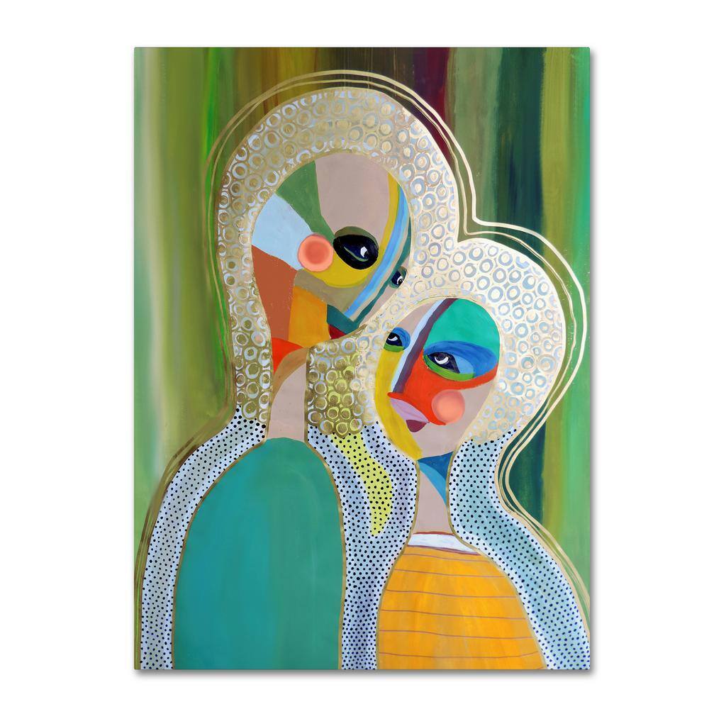 24 in. x 18 in. "Aura 3" by Sylvie Demers Printed Canvas Wall Art