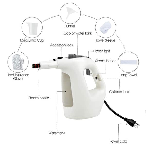 Steam and Go SAG806D - Multi-functional Garment Steamer and Steam Mop