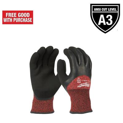 HANDS ON Men's Micro Fleece Gloves, Anti-Slip Grip, Thinsulate Lined, 100%  Waterproof CT8500 - The Home Depot